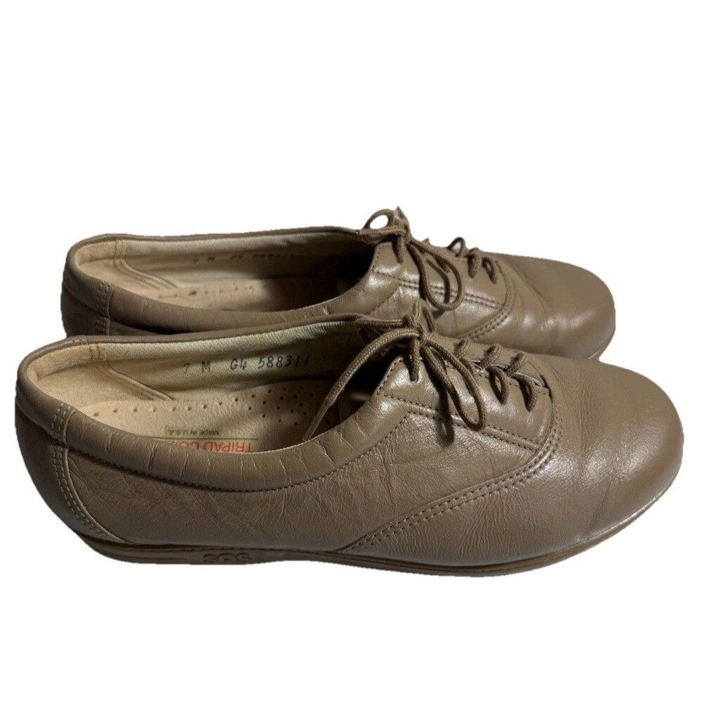 SAS Whisper Tripad Comfort Leather Lace Up Walking Shoe 7M‎